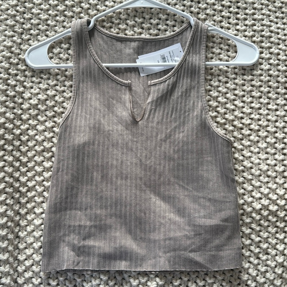 NWT American eagle tan tank size small